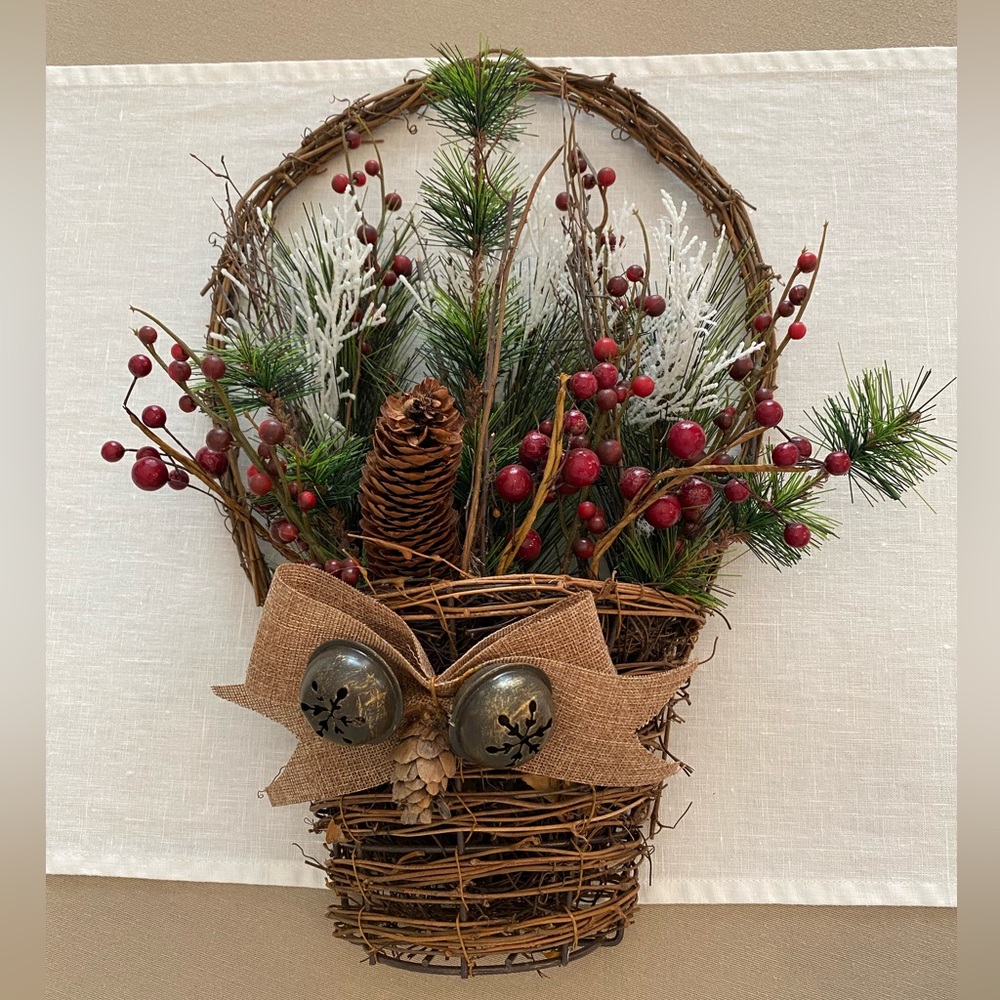 Handmade Winter Basket.